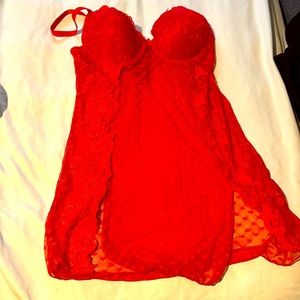 Women Red Heart lingerie